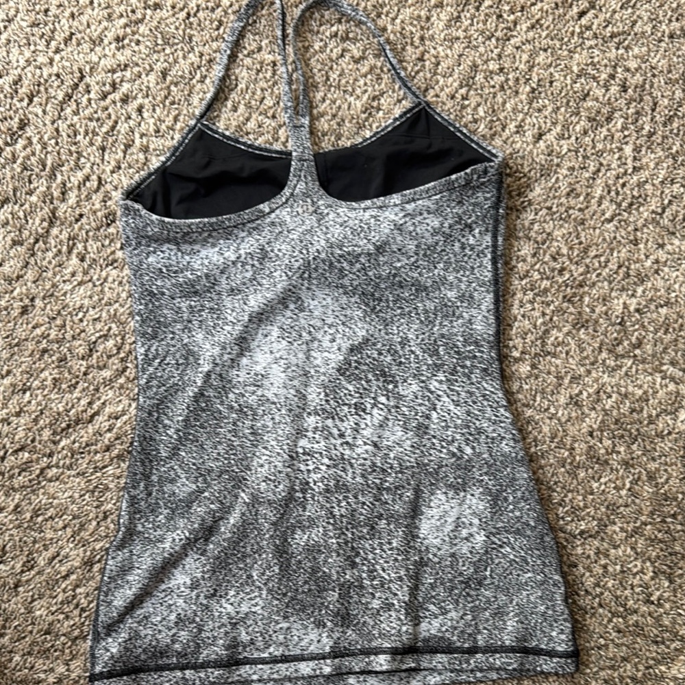 Lululemon Power Y Tank Women's Gray Top